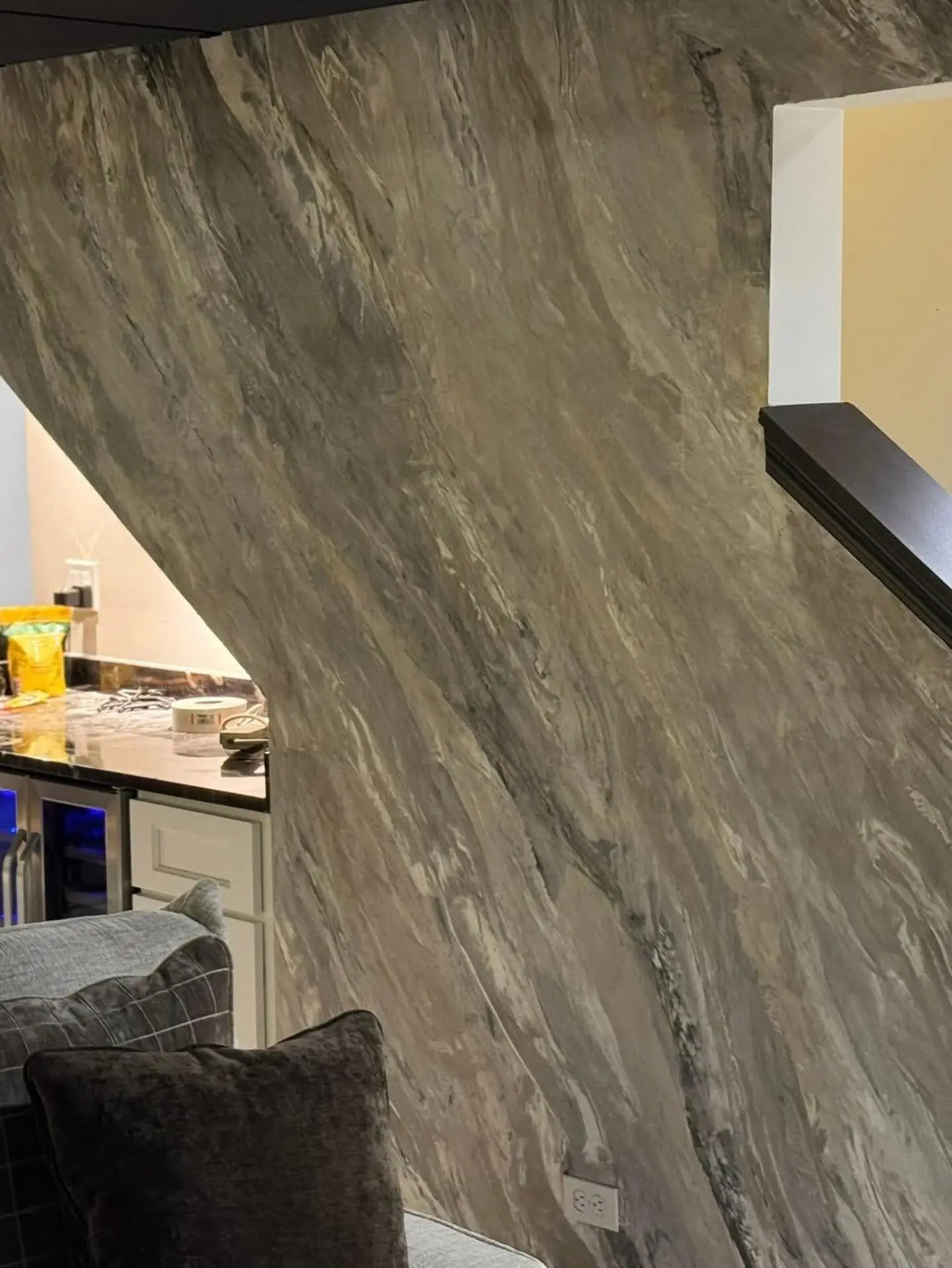 Marmorino Venetian plaster — detail 10