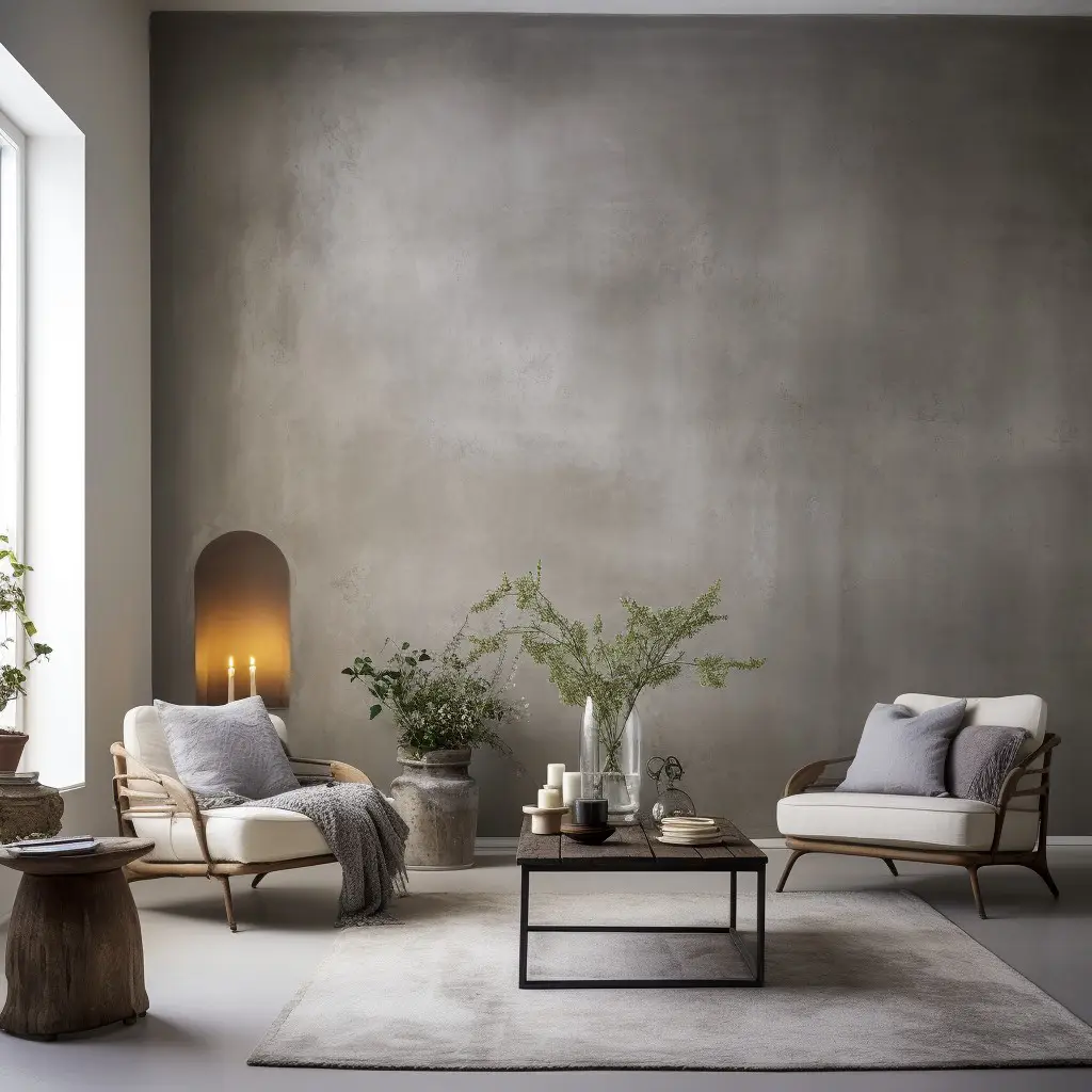 Marmorino Venetian plaster — detail 1